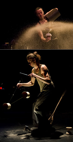 Tr’espace (Aargau/Schweiz) „ArbeiT“ Theater mit Objekten und Livemusik